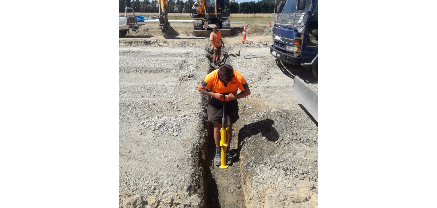 24 courage - clegg testing trench compaction